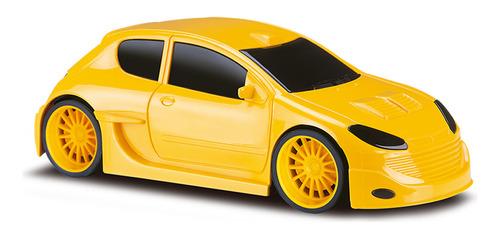 Carrinho Infantil Speed Car Amarelo Com Fricção 19cm Silmar