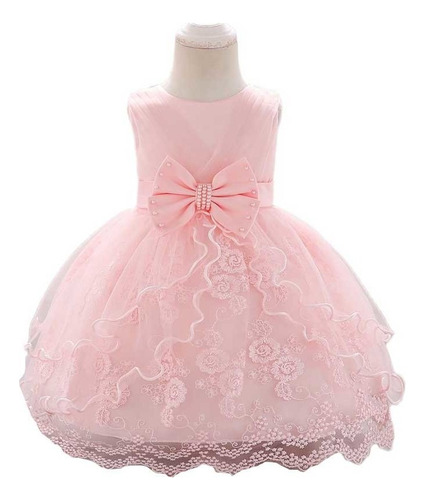 Vestido Tutú De Encaje Para Niña De Las Flores, Bodas, Baile