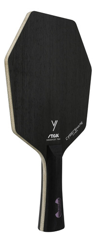 Cuchilla De Tenis De Mesa Stiga Cybershape Carbono 2023 Negro Tipo De Mango