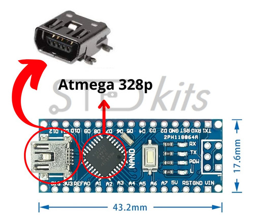 Arduino Nano V3 Atmega 328p