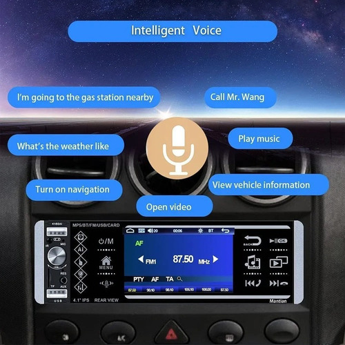 Radio 1din Pantalla + Mando Haval H2