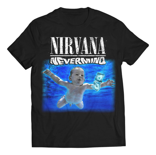 Camiseta Nirvana Nevermind Old School Rock Activity