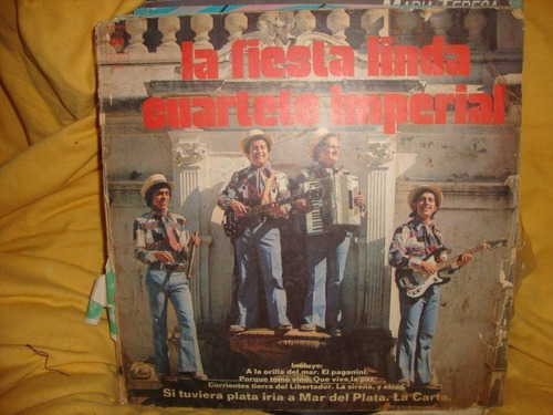 Vinilo Cuarteto Imperial La Fiesta Linda Aaaaa C1