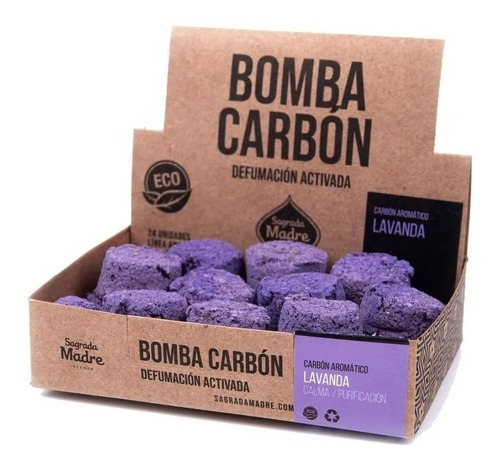 Bomba Carbon Aromatico X 24 Sagrada Madre X 1 Unidad