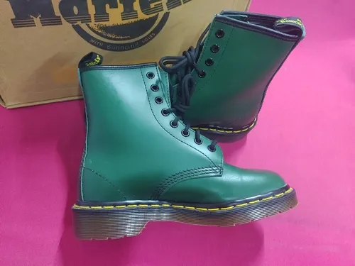 Botas Dr Martens Inglesas Verdes Mod 1460 Para Dama Env o gratis