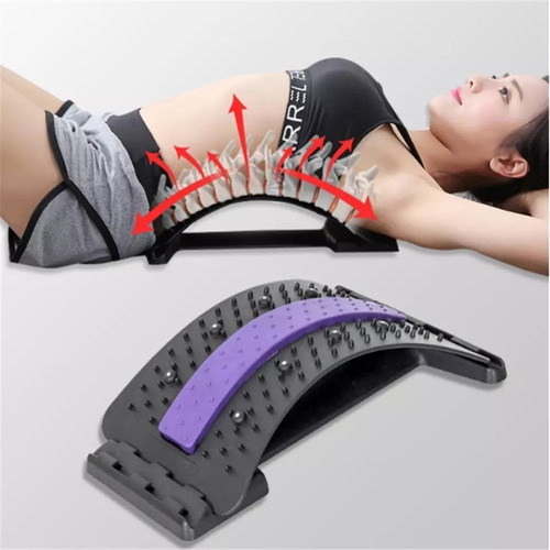 Soporte Lumbar De Espalda  Ergonómico Masajeador Espinal 