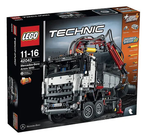 Lego Technic 42043 Mercedes Benz Arocs 3245 Com 2793 Peças