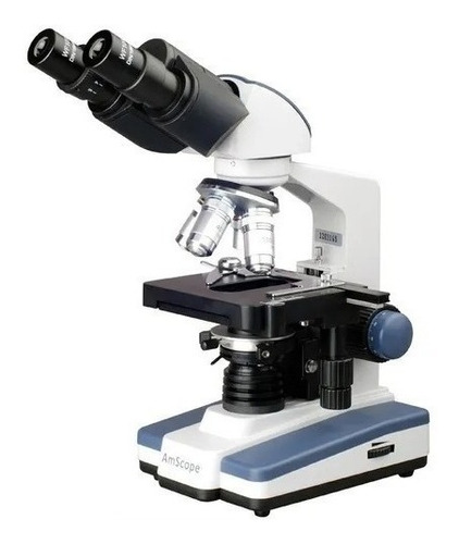 Amscope Microscopio Binocular 3d Iluminación Led 40x-2500x