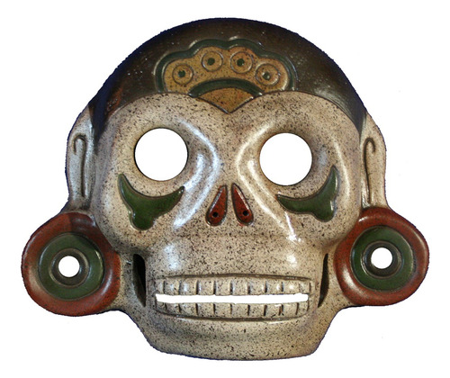 Máscara Mictlantecuhtli / Dios De La Muerte / Artesanía