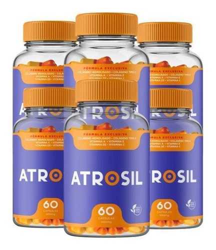 Atrosil 6 Potes 60 Cápsulas