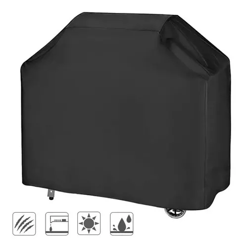 210D negro exterior jardín barbacoa Funda impermeable , anti-UV