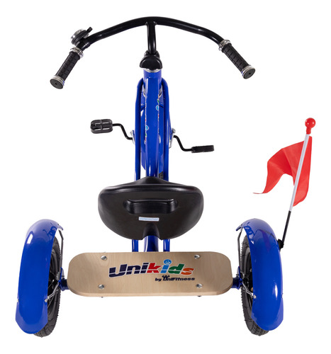 Triciclo Infantil Unifitness Color Rojo Unikids Color Azul