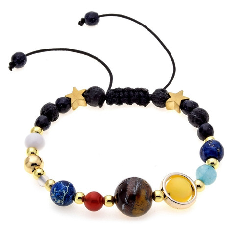 Pulsera Planetas Brazalete Ajustable Sistema Solar Universo