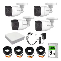 Comprar Epcom Kit Camaras De Seguridad Video Vigilancia Metalicas Con Microfono Integrado Modelo B8-MIC-PLUS+3T 2mp Con disco duro 3TB Cctv Cámaras Bala Con Audio Por Coaxitron Turbohd 1080p Lite