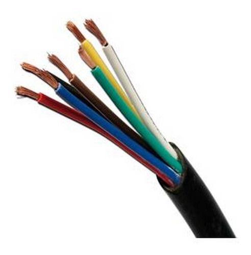 Cable 7 Hilos Para Remolque Luces Frenos Por Metro Uso Rudo