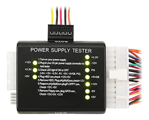 Tester  Agiler Para Fuente De Poder Atx / Sat / Hdd