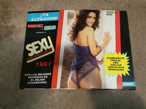 Sexy Calendario 1991 Chistes Y Chicas