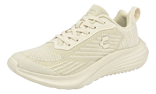 Tenis Charly 105930500 Para Mujer Color Beige E6