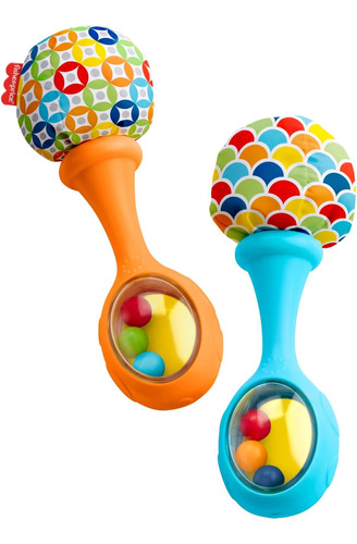 Fisher-price Newborn Toys Rattle N Rock Maracas, Juego De 2 