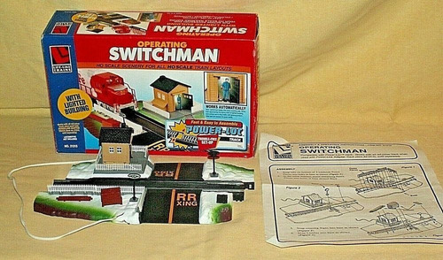 Imagen 4 de 5 de Operating Switchman Paso Nivel Con Figura -life-like H0