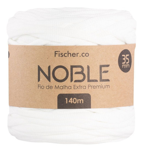 Fio De Malha Grosso 35mm Noble Extra Premium Fischer Cor Off white