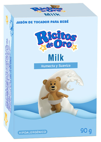 Ricitos de Oro jabón corporal Milk, 90gr