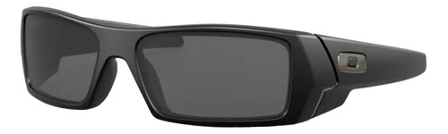 Óculos de sol Oakley Gascan Standard armação de o matter cor matte black, lente grey de plutonite clássica, haste matte black de o matter - OO9014