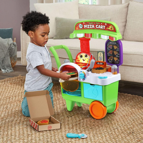 Vtech Leapfrog Juguete Carrito Para Pizza, Luces Y Sonidos. Color Verde