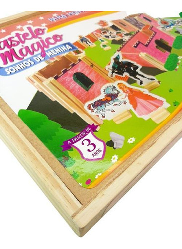 Juguetes de trabajo soñados para niñas con Magic Wooden Castle