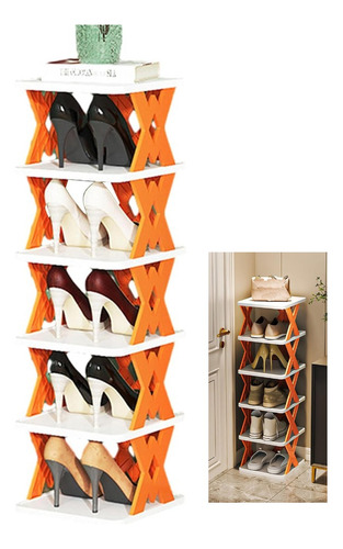 Zapatera Rack 5 Niveles Organizadora Armable Para Calzado