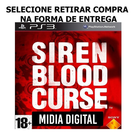 Propio locutor Inmoralidad Siren Blood Curse Ps3 | MercadoLivre 📦