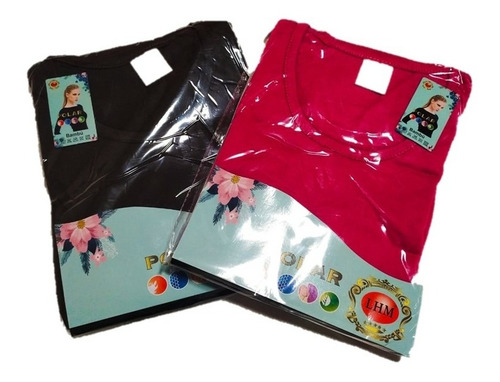 2 Camiseta Polar Mujer + 2 Pares De Calceta Gruesa De Mujer