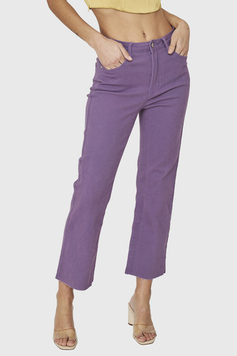 Jeans Recto Morado Nicopoly