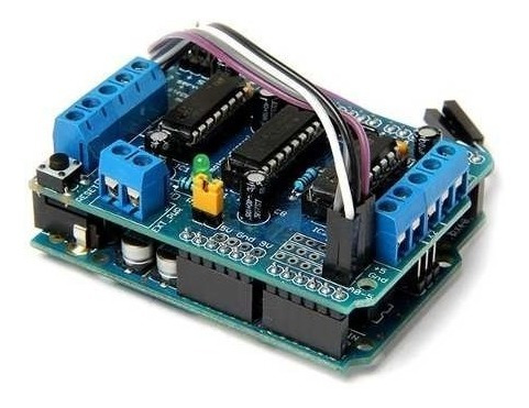Motor Driver L293d Shield Arduino Controla 4 Motodes Dc