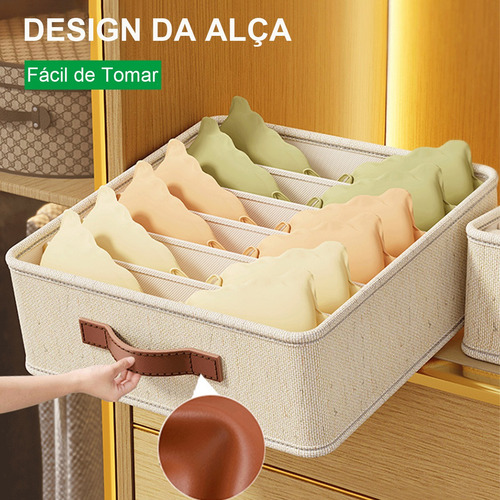 .organizador Colmeia Divisorios Gaveta Calcinha Cueca Kit 3.