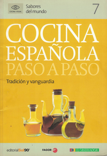 Cocina Española Paso A Paso, De Anónimo. Editorial Sol 90, Tapa Tapa Blanda En Español