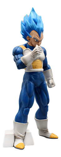 Figura Dragon Ball Z Vegeta Super Saiyan Azul Gigante 28cm