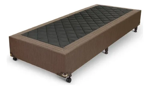Base Box Solteiro 96x203x25cm Linho Wt