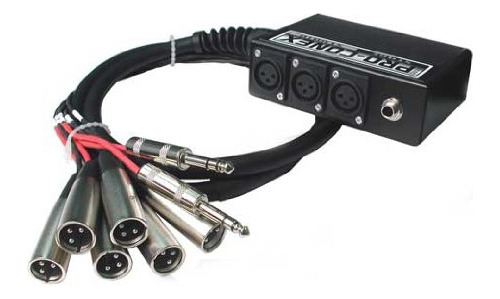 Hosa Sh-6x2-50 Little Bro' Sub Snake - 6 Xlr Envíos, 2 1/4.