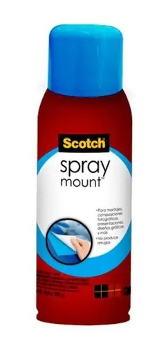 5 Spray Mount Adhesivo Transparente Scotch 3m 6065+obsequio