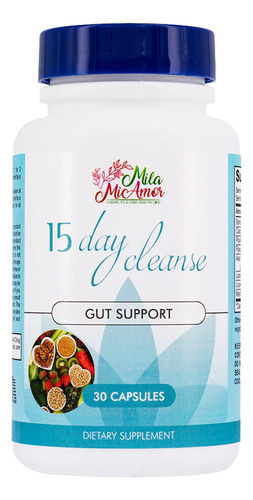 Gut And Colon Support, Limpieza De Colon De 15 Días, 30 Cáps