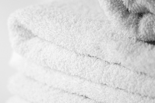 6 Toallas De Baño 130x70 De 410 Gramos Marca Cottonella Color Blanco Th-baño130cot