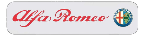 Emblema Adesivo Resinado Alfa Romeo Res6