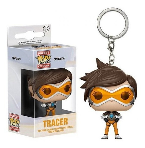 Funko Pop Llavero Keychain Figura Acción Tracer