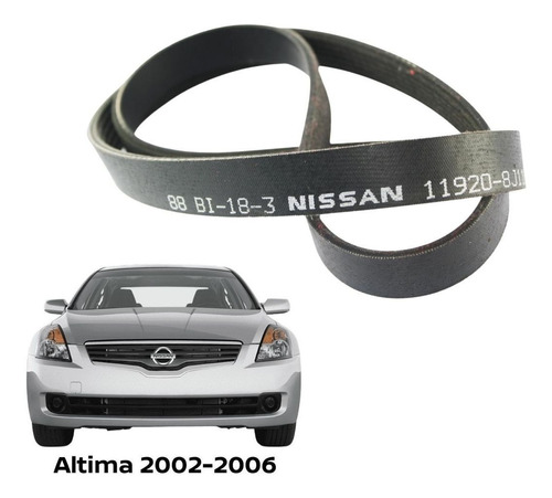 Banda Compresor A/ac Altima 3.5 2002-2006 Original