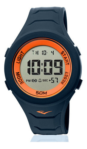 Relógio Everlast Digital Unissex Cx E Pulseira Silicone E711