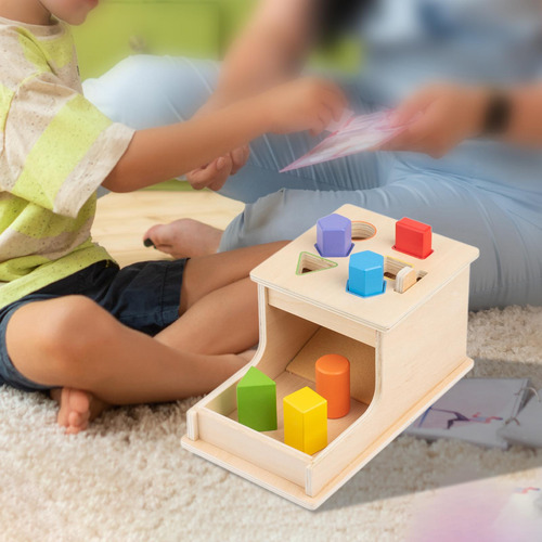 Caja De Permanencia De Objetos De Juguete Para Bebés De 6 A