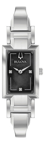 Reloj Bulova Dama Classic 96p209 De 33mm X 18mm (Reacondicionado)