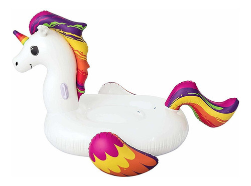 Imagen 5 de 9 de Colchoneta Inflable Unicornio 150cm Bestway 41114 Bigshop