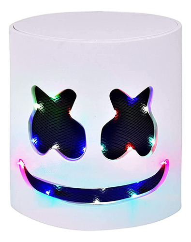 Máscara De Dj De Halloween Glow Led Mask Para Unisex